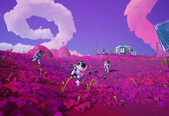 Astroneer is een sci-fi survival knutselspel met co-op voor vier spelers en veel felle kleuren. (Afbeeldingsbron: Steam)