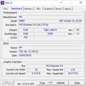 CPU-Z moederbord