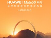 De Huawei Mate 50 serie arriveert op 6 september. (Bron: Huawei)