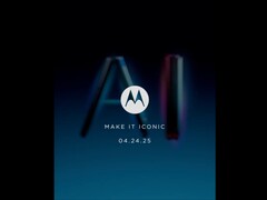 De lancering van de Motorola Razr 2025/ Razr 60-serie op 24 april is bevestigd. (Afbeeldingsbron: MotorolaUS op X)
