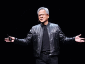 Jensen Huang, CEO van Nvidia houdt een toespraak (Beeldbron: CNA)