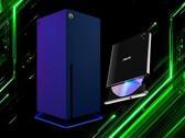 Blu-ray-station te zien naast de Xbox-console van Project Helix