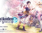 Belangrijkste illustratie voor „Suikoden Star Leap“ van Konami.