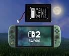 Hierboven wordt de batterijvervanging getoond voor de Zelda 40th Anniversary Switch 2-console