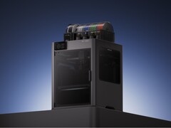 Bambu Lab H2D 3D printer met AMS 2 Pro en AMS HT bovenop (Afbeelding bron: Bambu Lab)