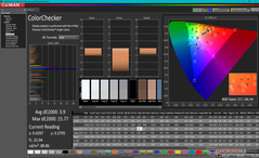 ColorChecker vóór kalibratie