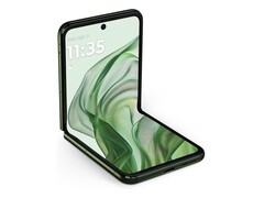 De Motorola Razr+ 2024 is verkrijgbaar in vier kleuren, waaronder Lentegroen. (Afbeeldingsbron: Motorola)