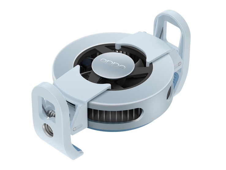 De Ice Wing Magnetic Cooling Clip kan ook aan een smartphone worden bevestigd met conventionele sluitingen. (Afbeeldingsbron: Oppo)