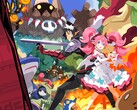 Officiële key art voor Disgaea Mayhem met huurling N.A.