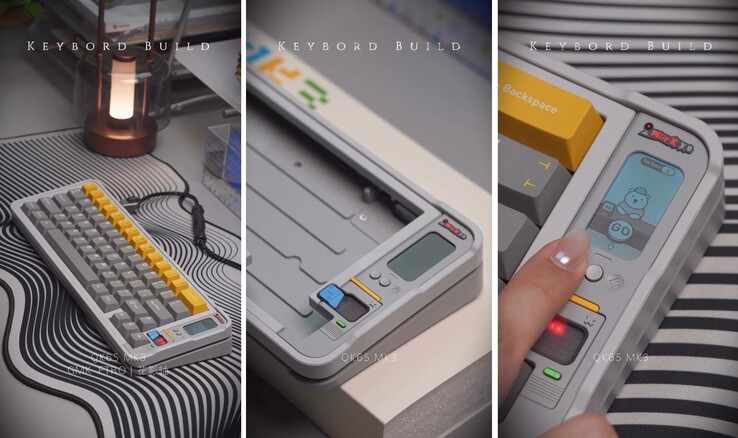 De QK65 MK3 wordt verkocht als een barebones kit en zal meerdere speelbare spellen bevatten. (Afbeelding bron: Qwertykeys, bewerkt)