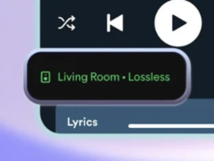 Spotify zal een labelsysteem toevoegen in de Now Playing-weergave (afgebeeld) en Connect Picker. (Afbeeldingsbron: u/ThisisSpotify op r/truespotify subreddit)