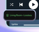 Spotify zal een labelsysteem toevoegen in de Now Playing-weergave (afgebeeld) en Connect Picker. (Afbeeldingsbron: u/ThisisSpotify op r/truespotify subreddit)