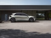De Hyundai Ioniq 5 laadt op voor een gebouw (Afbeelding bron: Hyundai Motor Group via Unsplash; bijgesneden)