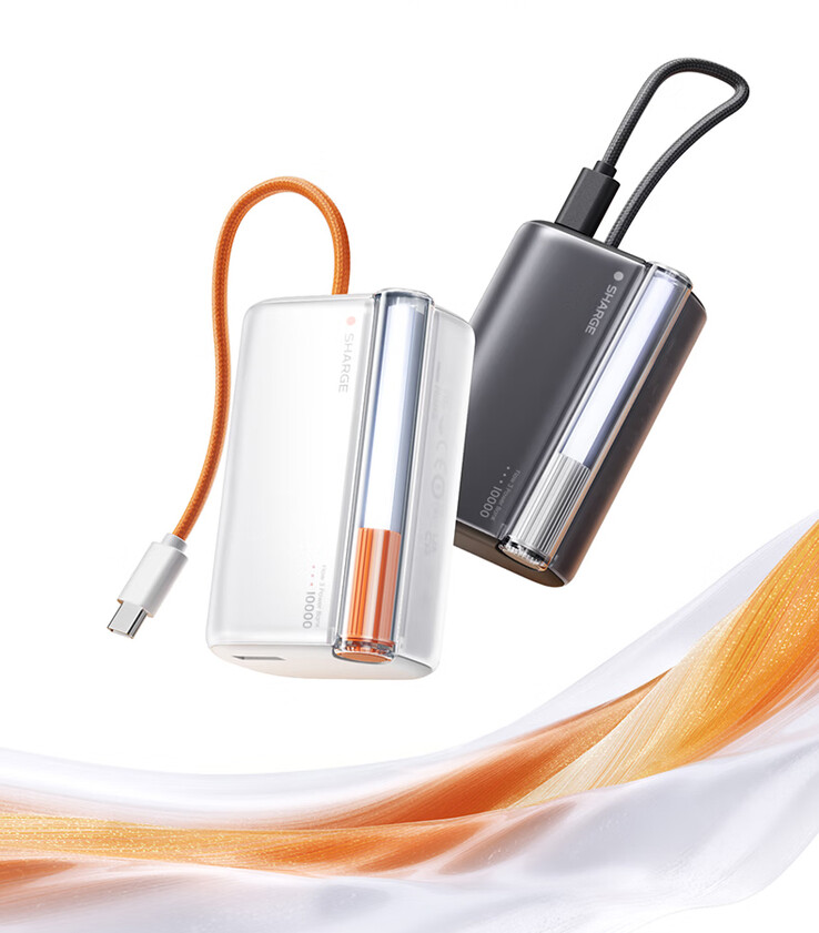 Twee kleuropties van de Flow 3 powerbank (Afbeelding bron: Sharge)