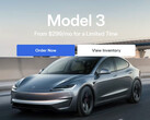 De Model 3 lease begint nu vanaf $299/maand. (Afbeeldingsbron: Tesla)