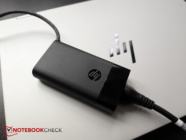Met HP branding en textielbekleding