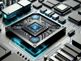 Naamloze AI-chip concept render (Bron: DALL-E 3 gegenereerde afbeelding)