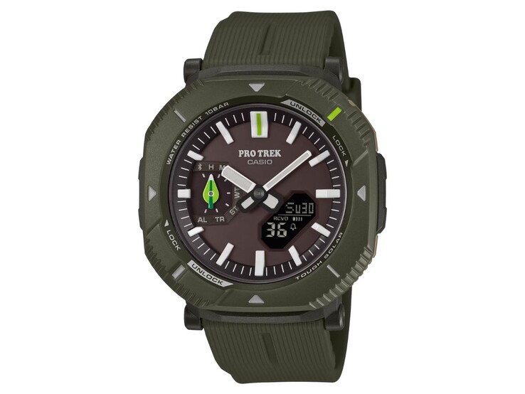 Het Casio Pro Trek x The Nature Conservation Society of Japan x Pickles de Kikker PRJ-B001NJ-3 horloge