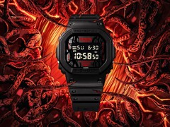 Casio's horloges voor de Stranger Things samenwerking (afgebeeld: DW-5600STT-1) zijn genoteerd in Europa. (Afbeeldingsbron: Casio)