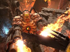 id Software lijkt bijzonder zwaar te zijn getroffen door de recente ontslagronde bij Microsoft. (Afbeelding: een screenshot uit *Doom Eternal*)