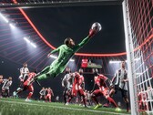 Een promotionele afbeelding voor EA Sports FC 26 met een in-game screenshot met gameplay. (Afbeelding bron: EA)