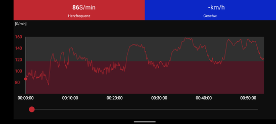 Een Polar H10 borstband dient als vergelijkingsapparaat voor de hartslagmeting.