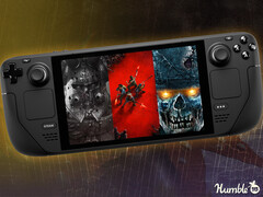 De Fight 4 Your Friends-bundel werd eerder aangeboden in april 2023. Afgebeeld: Steam Deck met de cover van de bundel (bewerkt).