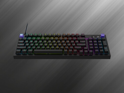 Logitech G316 X-gamingtoetsenbord, afgebeeld in het zwart