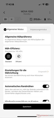 Maaierinstellingen (1)