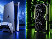 Door AI gegenereerde renders van de PS6 en Nvidia's RTX 6060-GPU.