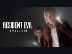 Claire Redfield en Sherry Birkin met zaklampen in het officiële promotiemateriaal voor Resident Evil Requiem (bron: Capcom)