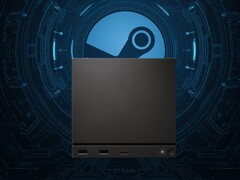 Valve Steam Machine gezien voor Steam-logo