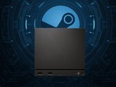 Valve Steam Machine gezien voor Steam-logo