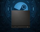 Valve Steam Machine gezien voor Steam-logo