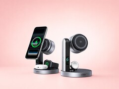 De nieuwe 3-in-1-oplader combineert 25 W Qi2-opladen, een display en ondersteuning voor de Apple Watch.