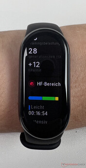 op de fitnesstracker