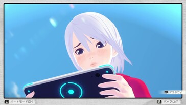 Ashley met de NG Switch? (Afbeelding bron: Nintendo Japan)