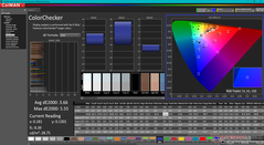 ColorChecker vóór kalibratie