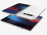 De Pixel Fold zou qua batterijcapaciteit dichter bij de Pixel 7 Pro moeten liggen dan de Galaxy Z Fold4. (Beeldbron: @OnLeaks)