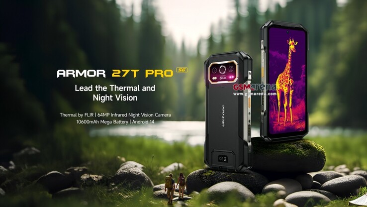 De Armor 27T Pro is niet bijzonder dun. (Afbeelding: Ulefone, via GSMArena)