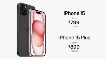 De iPhone 15 en 15 Plus worden gelanceerd voor dezelfde prijs als de iPhone 14 en 14 Plus. (Afbeeldingsbron: Apple)