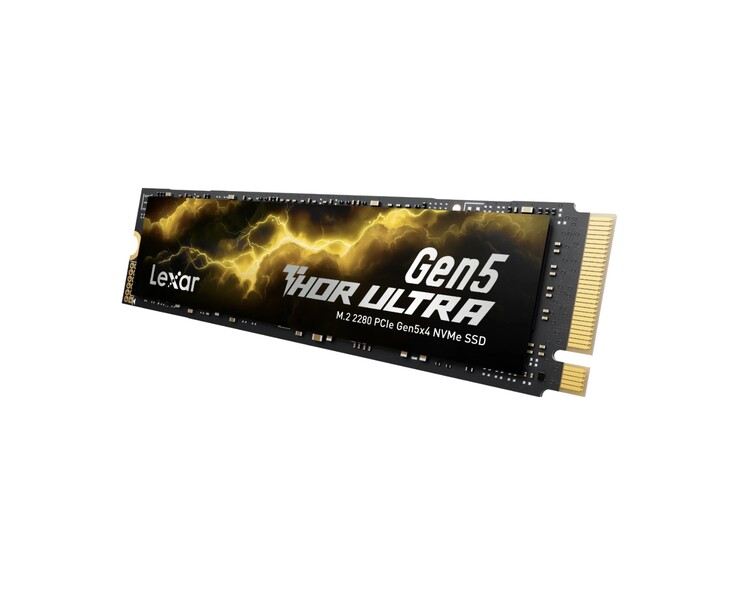 De Lexar Thor Ultra M.2 2280 PCIe Gen 5 SSD.
