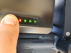 Ingebouwde batterij-indicator in 4 fasen