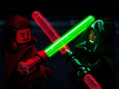 Een afbeelding van een gevecht tussen Qui-Gon Jinn en Darth Maul in LEGO. (Afbeeldingsbron: matyasvargaphoto - Pixabay)
