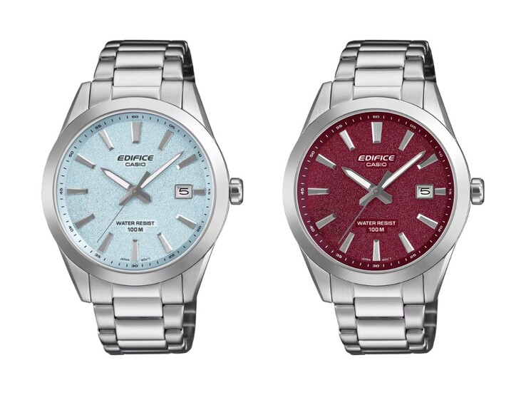 De Casio Edifice EFV-160D-2BV (links) en EFV-160D-4AV (rechts) horloges
