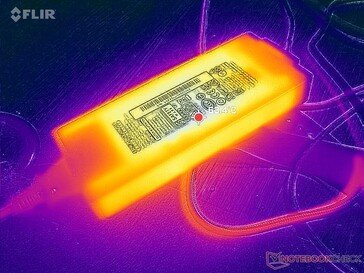 AC-adapter kan meer dan 63 C bereiken bij veeleisende belastingen zoals games