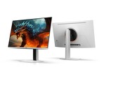 De nieuwe Innocn GA27M1Q QD-OLED monitor heeft een verversingssnelheid van 500Hz en een slank wit ontwerp. (Afbeeldingsbron: Innocn via Amazon)