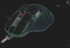 Keychron M6 8K open source model screnshot in FreeCAD