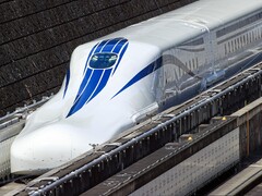 De Chūō Shinkansen op de testbaan. (Foto: Central Japan Railway Company)