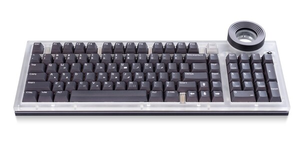 Het Lenovo Yoga Creative Keyboard AngryMiao Edition heeft een transparante bovenkant.